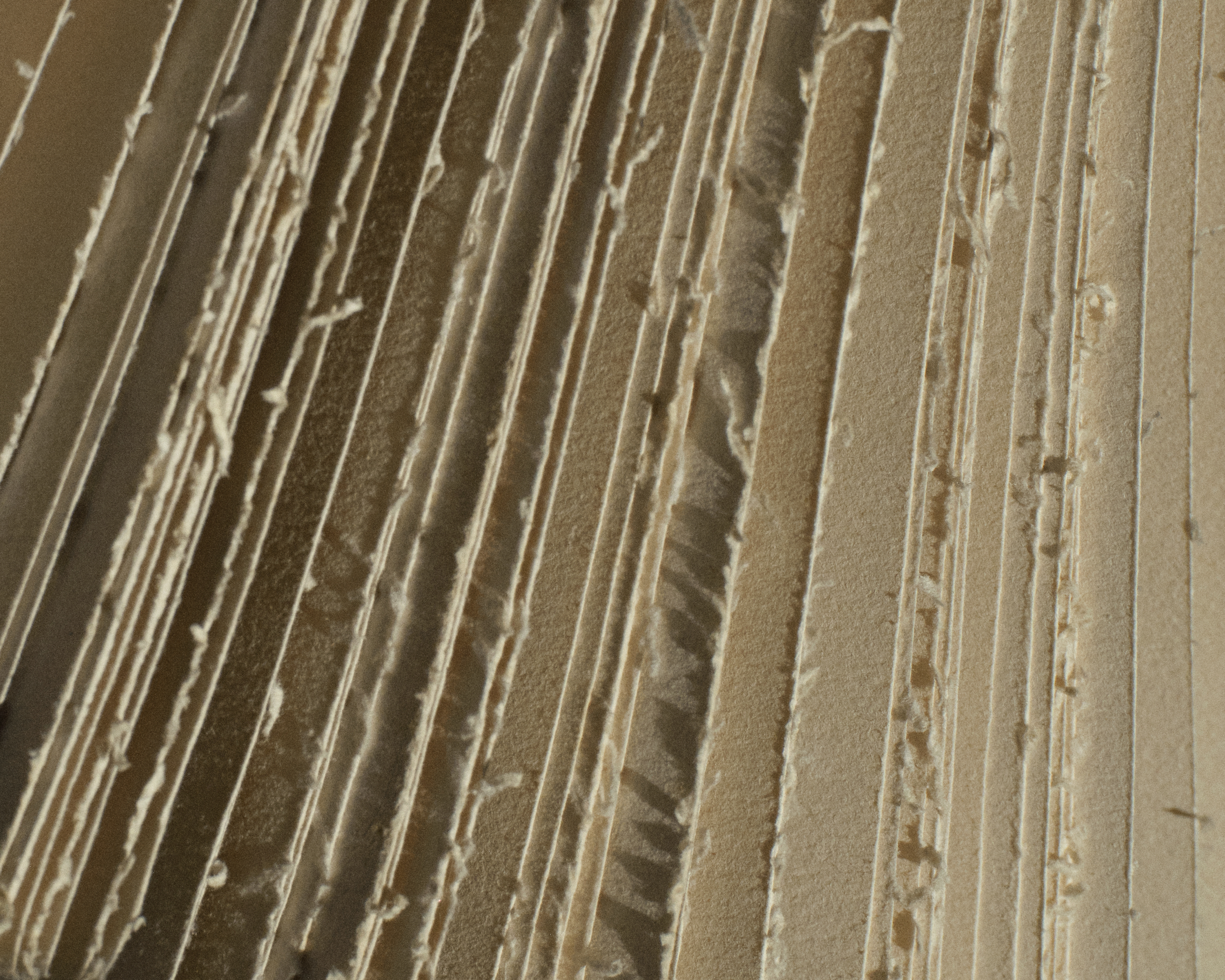 Strates de papier chiffon